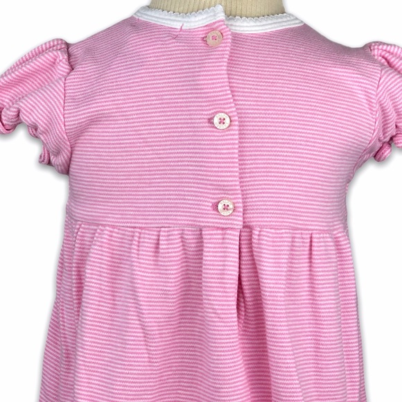 Ralph Lauren Pink Striped Dress & Matching Bloomer - Picture 5 of 10